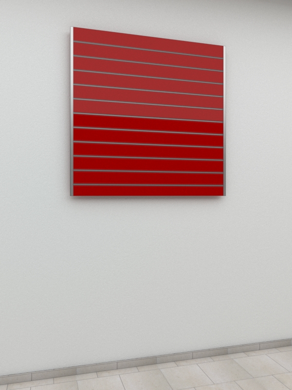 Panel Crveni Visoki Sjaj Razmak 10 cm