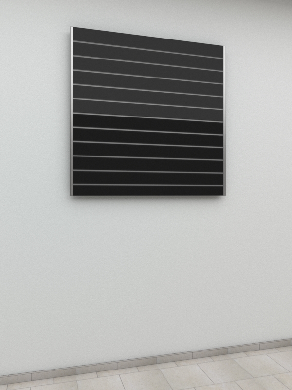 Panel Crni Visoki Sjaj Razmak 10 cm