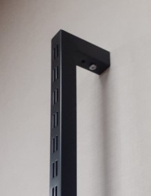 Vertikala F crna H240cm 30x30mm