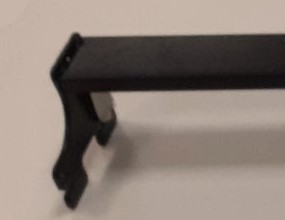 Nosač fitinga 60cm crni