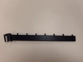Kosi frontalni nosač 35cm za cev 30x10mm, crni