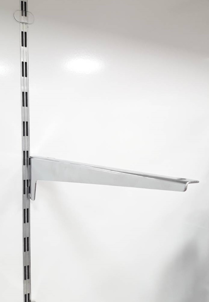 Nosač polica 35cm hromiran korak 50mm