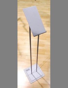 Metalno postolje za cene sa kliritom